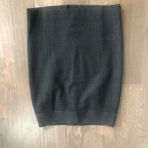 Dark gray pencil skirt (pic is upside down… 🙃)